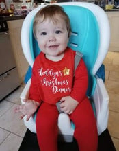 Load image into Gallery viewer, First Christmas Romper/Bib Set - Boy