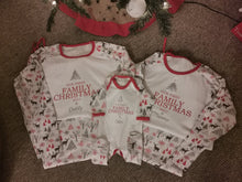 Load image into Gallery viewer, Matching Family Grey Reindeer Christmas PJs
