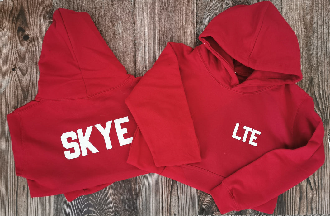Personalised Hoodies (School Colours)