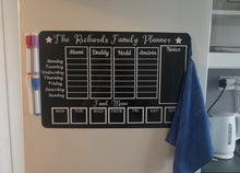 Load image into Gallery viewer, Family Wall Planner - Blackboard
