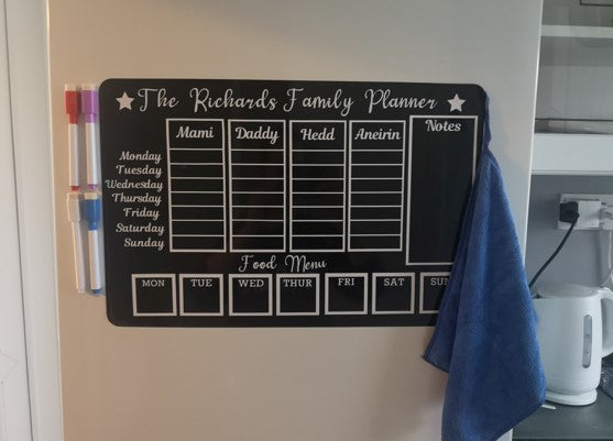 Family Wall Planner - Blackboard