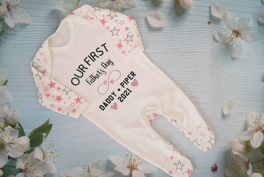 1st Father's Day Romper