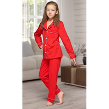 Load image into Gallery viewer, Traditional Red Family Matching Christmas PJs
