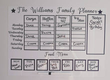 Load image into Gallery viewer, Magnetic Wipeable Family Planner
